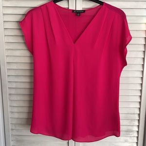 INC INTERNATIONAL CONCEPT Fuchsia Pink  Tunic Top , Size Small